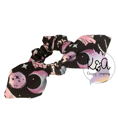 Moon Halloween Adult Scrunchie