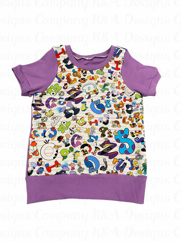 Alphabet Friends 3-6Y GWM Shirt